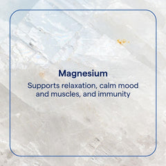 Back label of Trace Minerals Stress-X Magnesium Lemon Lime bottle