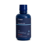 Trace Minerals Vitamin D3 liquid bottle demonstrates convenient daily wellness use