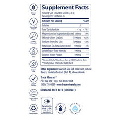 Trace Minerals ZeroLyte salty orange canister ready for home hydration and energy.