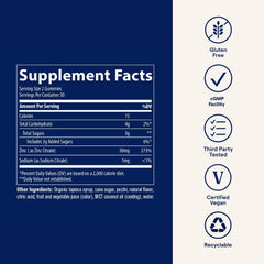 Gelatin-free zinc gummy product image