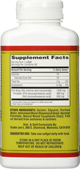 Label showing 600mg EPA & DHA per serving