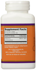 Close-up of Vitamin D-3 softgel capsules
