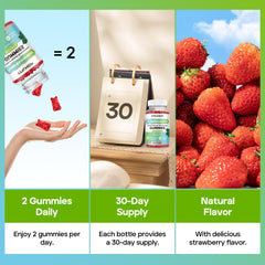 Vitamin C and antioxidant ingredients in the gummies