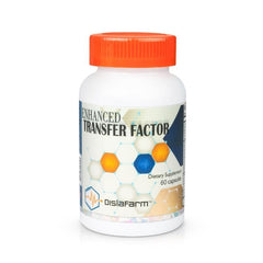 DislaFarm Transfer Factor Enhanced bottle containing 60 capsules