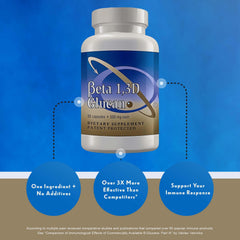 Transfer Point Beta Glucan bottle with 60-count label