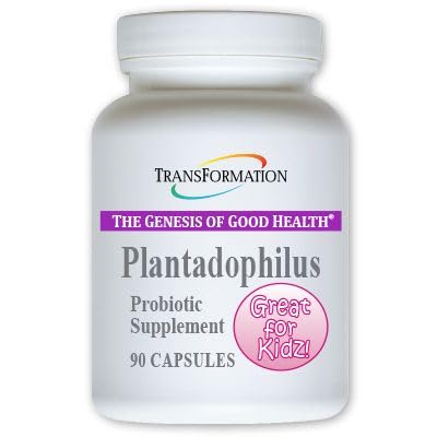 Front view of Plantadophilus probiotic capsules bottle
