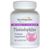 Front view of Plantadophilus probiotic capsules bottle