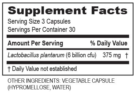 Made in USA seal with plant-based probiotic benefits