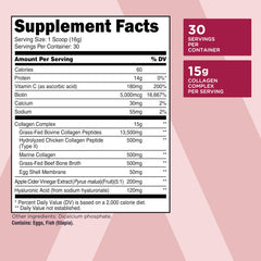 Unflavored collagen powder being mixed into water