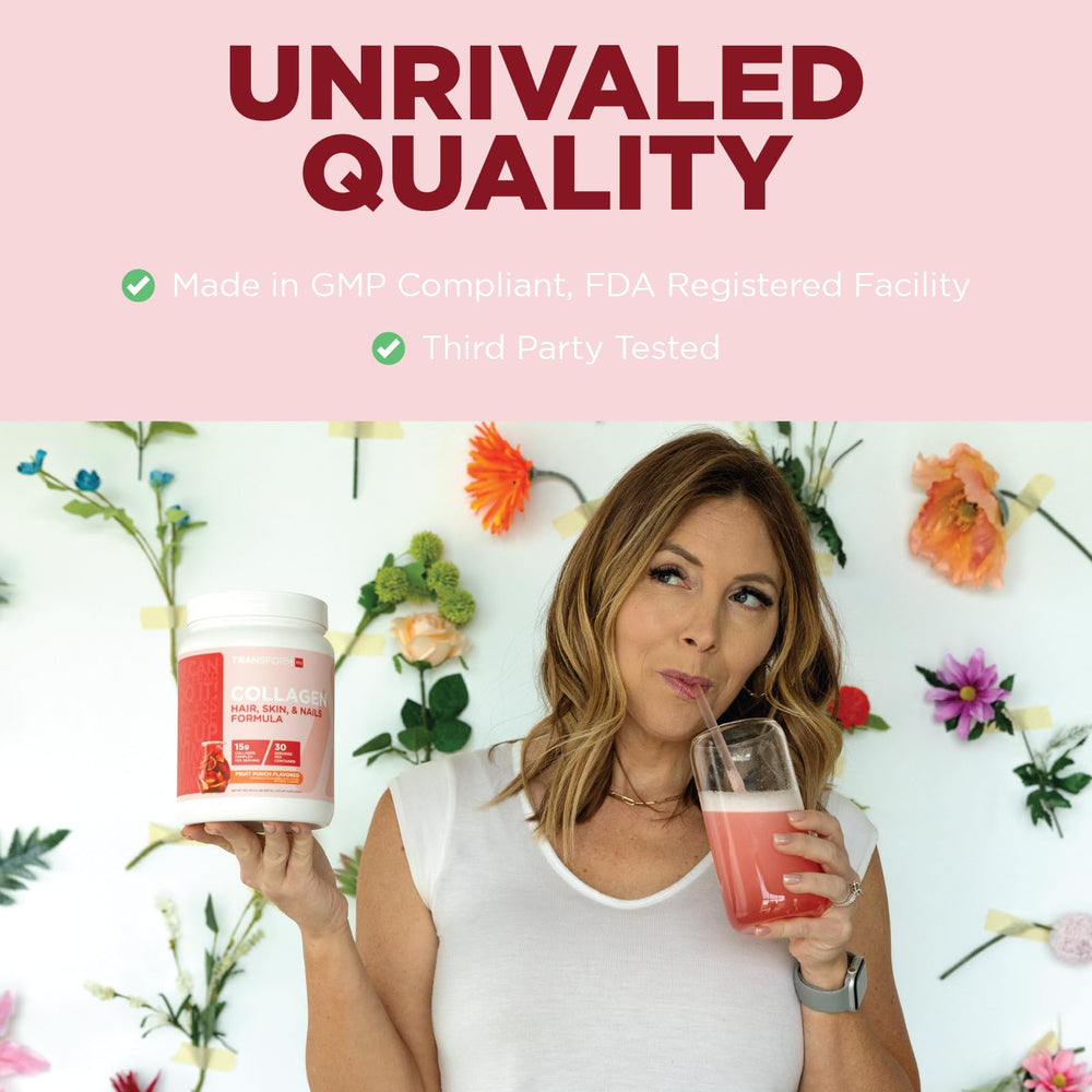 TransformHQ Beauty Collagen packaging and logo