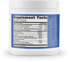 TransformHQ Energy & Focus close-up of ingredients signaling clean energy support