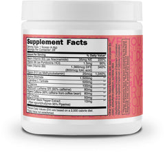 TransformHQ Energy & Focus Powder bottle close-up highlighting sugar-free formula