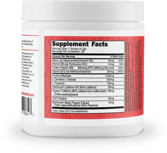 TransformHQ energy & focus powder dissolving in water shows refreshing Fruit Punch flavor.