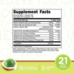 TransformHQ coconut lime electrolyte mix being stirred in water for quick refreshment.