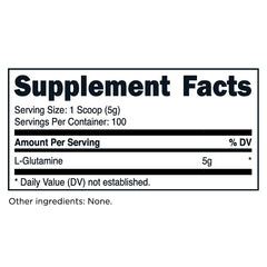 Measuring scoop included with TransformHQ L-Glutamine powder