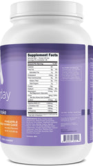 TransformHQ Nighttime Shake dissolving in milk highlighting balance of proteins