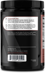 TransformHQ Whey Isolate chocolate glass with ice showcases a creamy, refreshing shake