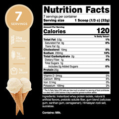 TransformHQ WPI Vanilla powder scoop—precise measurement for convenient daily protein.