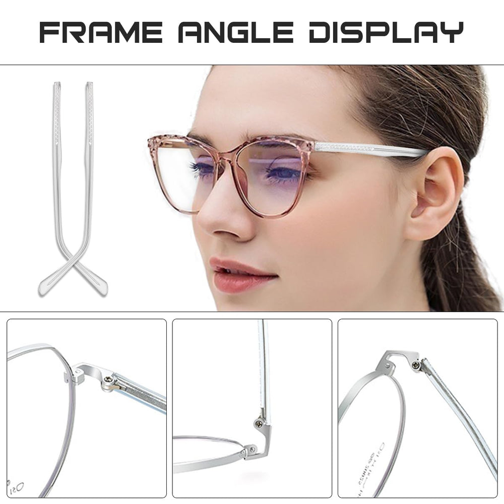 Transparent replacement arm for glasses
