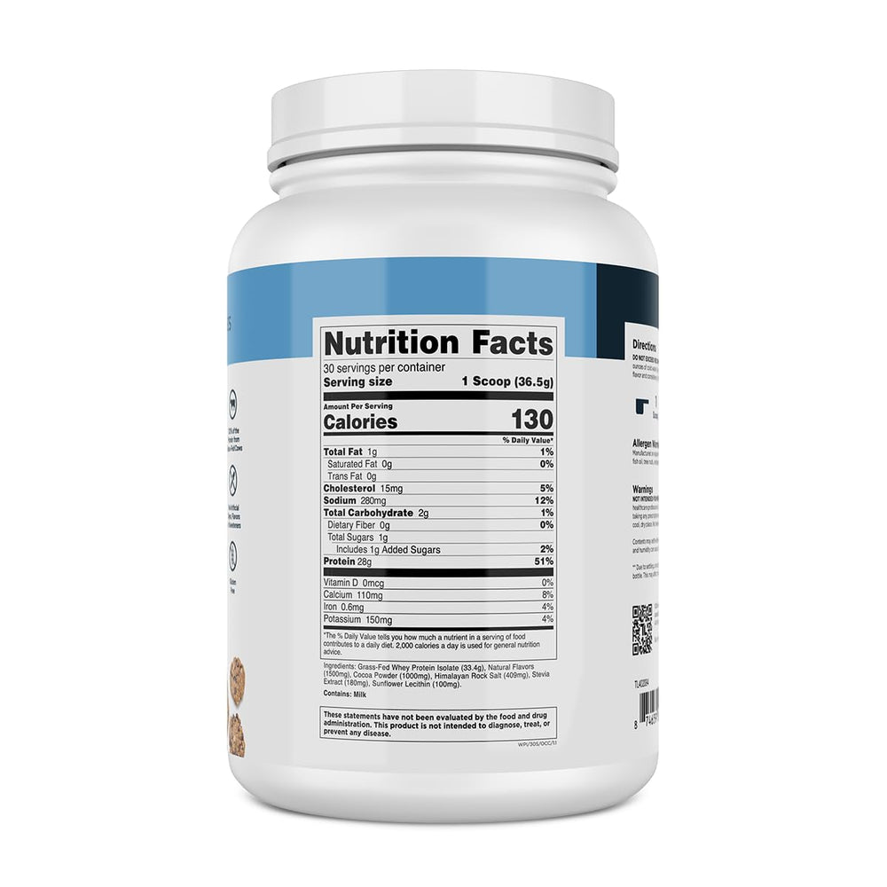 Prepared protein shake with creamy texture