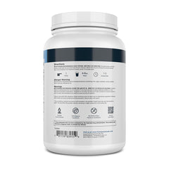 All nine essential amino acids listed on the label