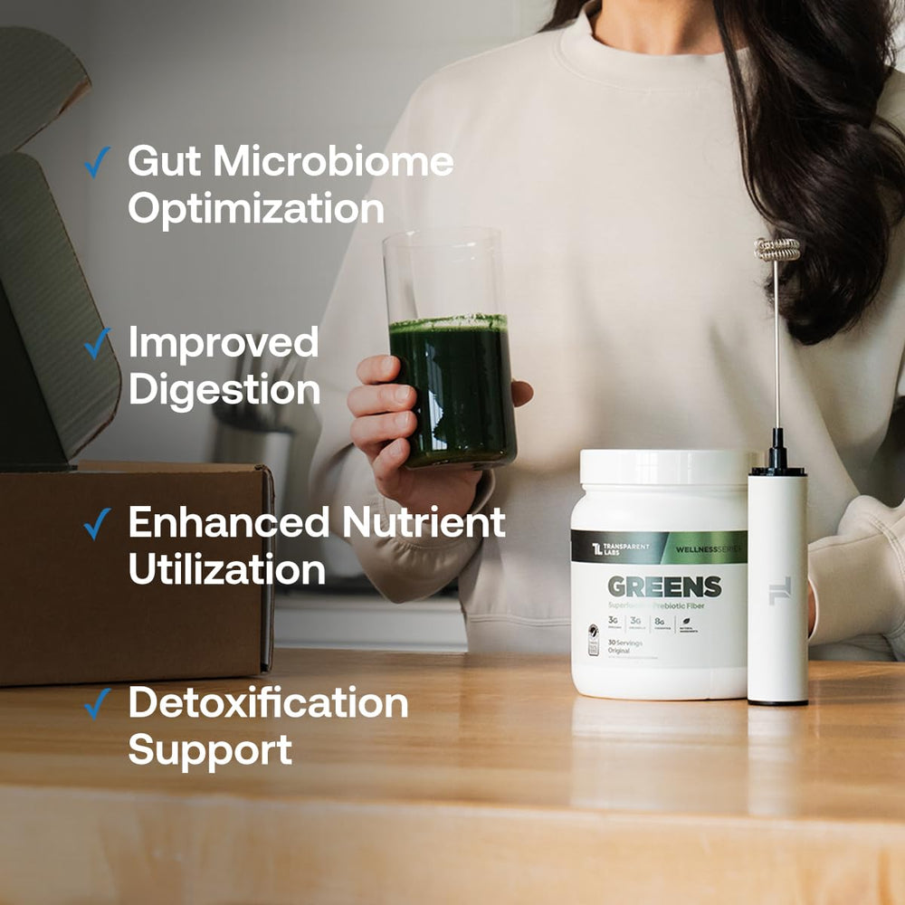 Serving scoop with Prebiotic Greens powder