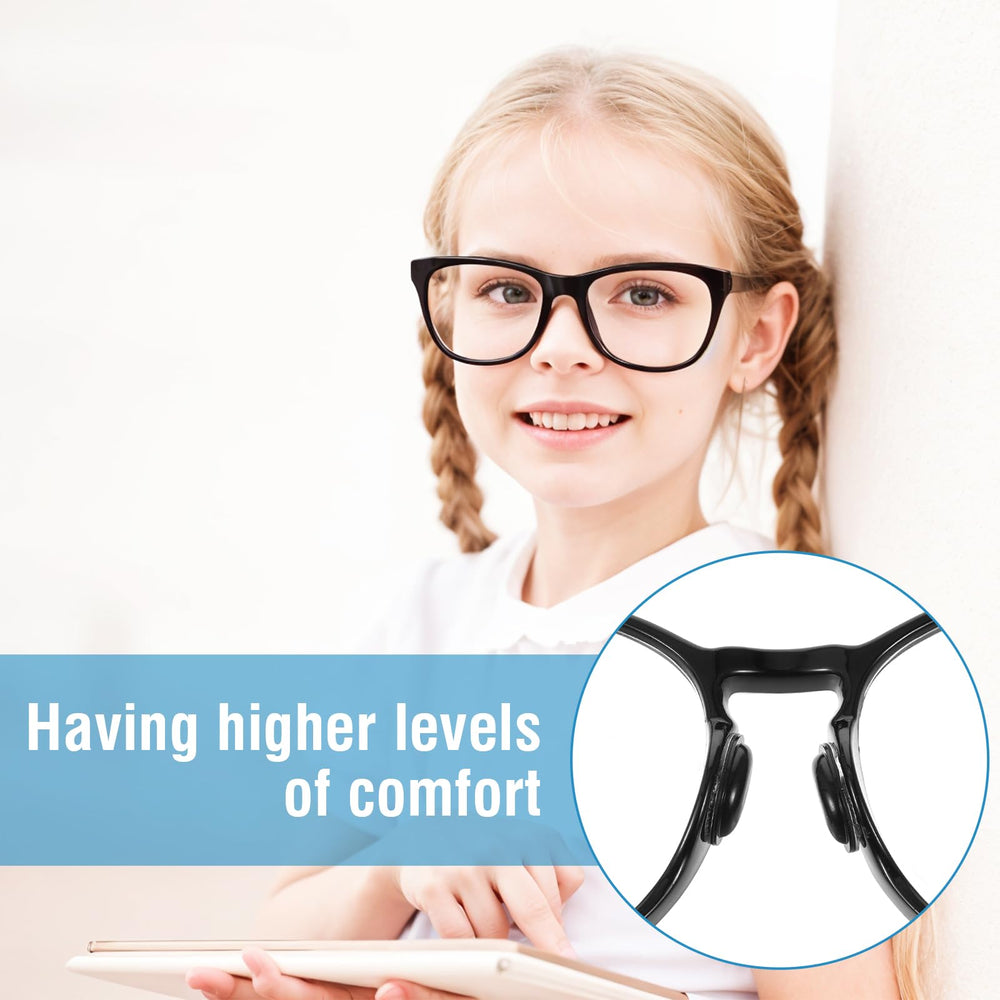 Transparent silicone nose pads