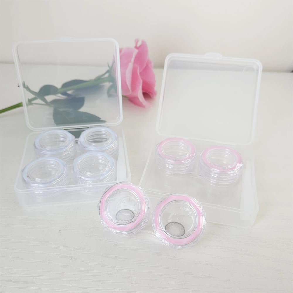Transparent top view displaying lens color