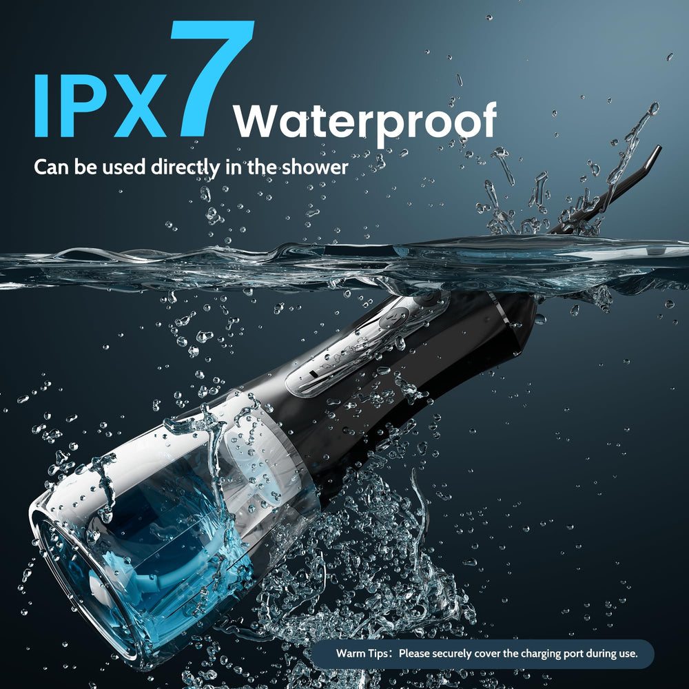 Travel bag included with water flosser