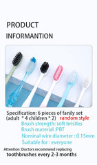 Optional travel case for the family toothbrush set