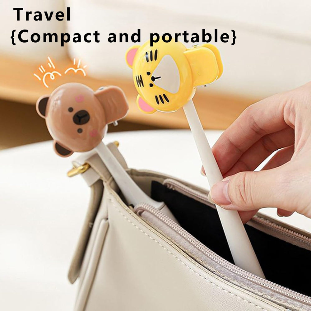 Travel-friendly compact toothbrush head cover.