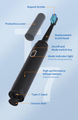 Travel dust cover for toothbrush