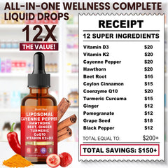 Travel-sized 60 mL Cayenne Pepper Drops bottle