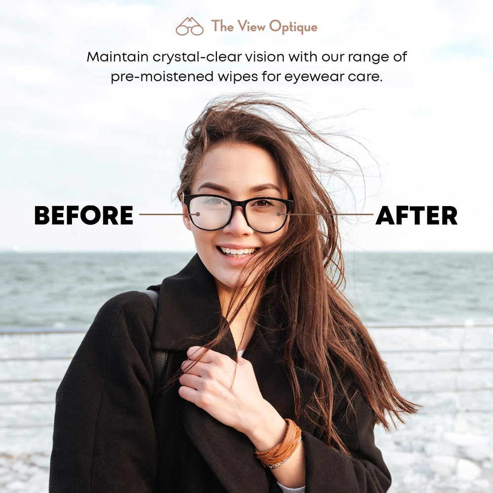 Compact travel-sized lens cleaner kit