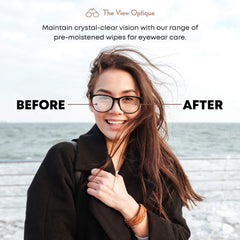 Compact travel-sized lens cleaner kit