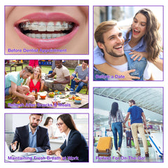 Travel-friendly toothpaste tabs compact in glass jar