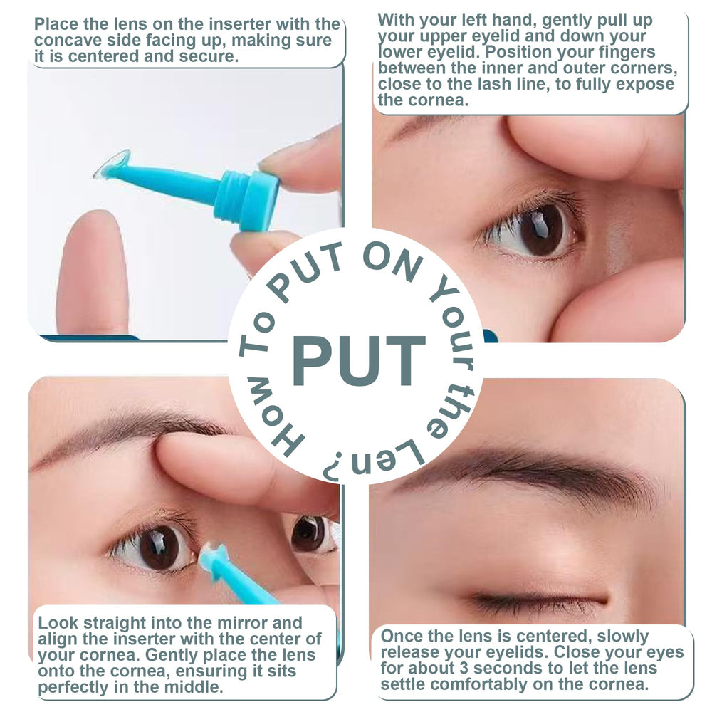 Travel-ready, compact lens inserter pack