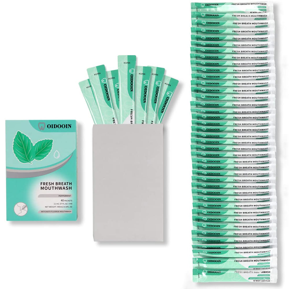 Individual 0.4 fl oz mouthwash sachet
