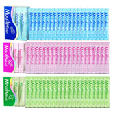 Front view of travel-size mouthwash pack with 60 sachets