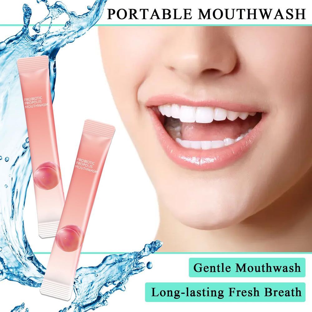 Portable mouthwash packets for travel and convenience