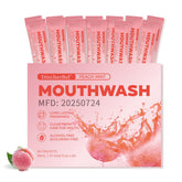 Travel-size Peach Mint Mouthwash Packets, 60-pack, 18ml each