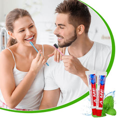 Mint flavor travel toothpaste for on-the-go freshness