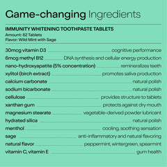 Travel-friendly toothpaste tablets