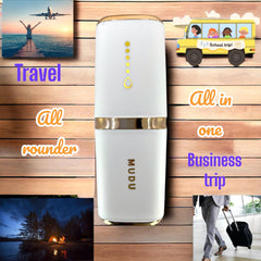 Multi-functional storage for razors and makeup brushes in the organizer