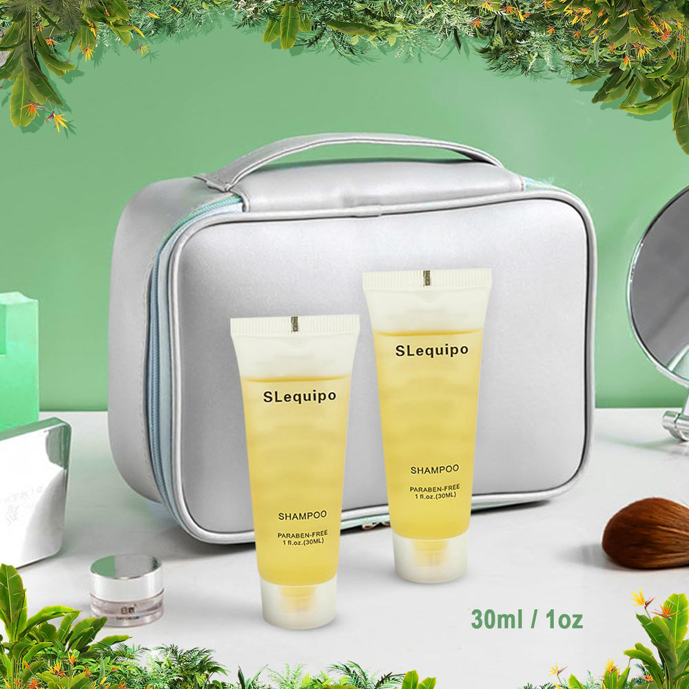 Leak-proof foil-sealed travel toiletries container