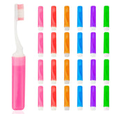 Travel toothbrush 24-piece set – assorted colors