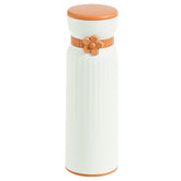 White travel toothbrush case opened showing interior