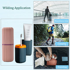 Lightweight PP plastic travel toothbrush holder