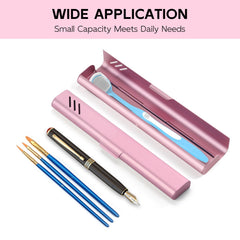 Travel case used for toothbrush and utensils