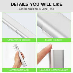 Lightweight aluminum toothbrush storage box for travel